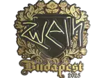 Sticker | zweih (Gold) | Budapest 2025