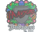 Sticker | Heavygod (Embroidered) | Budapest 2025
