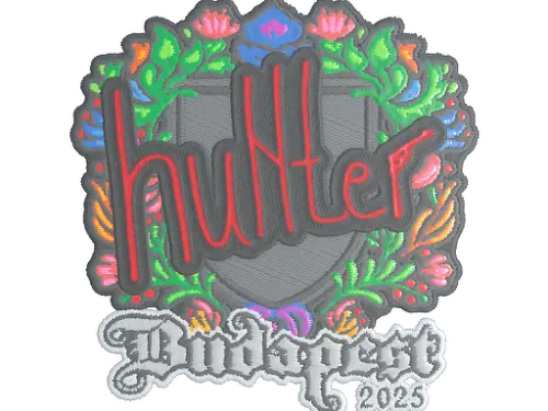 Sticker | huNter- (Embroidered) | Budapest 2025