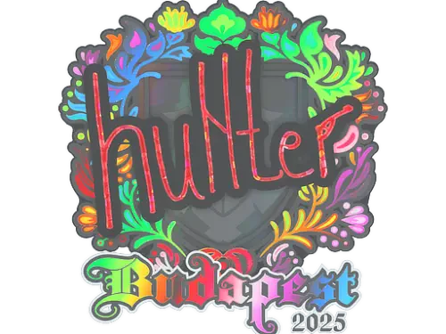 Sticker | huNter- (Holo) | Budapest 2025