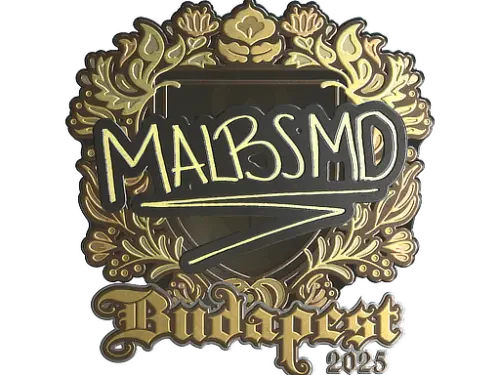Sticker | malbsMd (Gold) | Budapest 2025 Sticker | malbsMd (Gold) | Budapest 2025