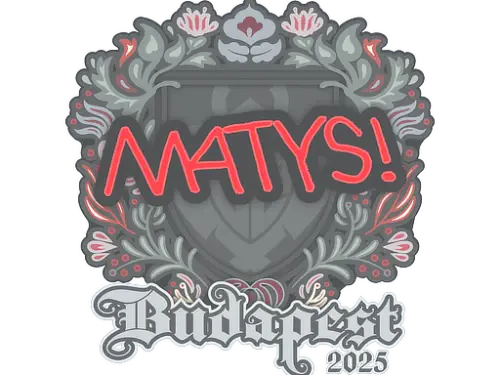 Sticker | MATYS | Budapest 2025 Sticker | MATYS | Budapest 2025