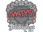 Sticker | MATYS | Budapest 2025
