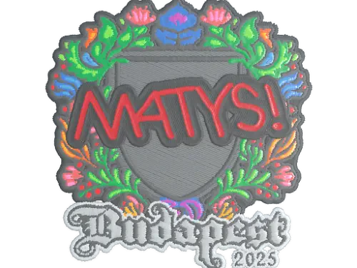 Sticker | MATYS (Embroidered) | Budapest 2025 Sticker | MATYS (Embroidered) | Budapest 2025