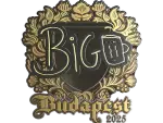 Sticker | biguzera (Gold) | Budapest 2025