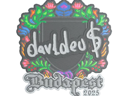 Sticker | dav1deuS (Embroidered) | Budapest 2025 Sticker | dav1deuS (Embroidered) | Budapest 2025
