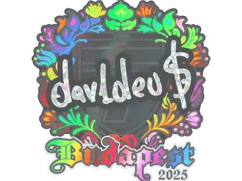 Sticker | dav1deuS (Holo) | Budapest 2025