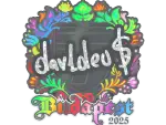 Sticker | dav1deuS (Holo) | Budapest 2025