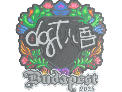 Sticker | dgt (Embroidered) | Budapest 2025 Sticker | dgt (Embroidered) | Budapest 2025