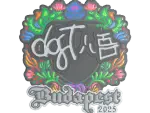 Sticker | dgt (Embroidered) | Budapest 2025