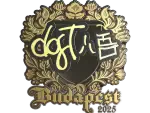 Sticker | dgt (Gold) | Budapest 2025