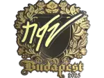 Sticker | NQZ (Gold) | Budapest 2025
