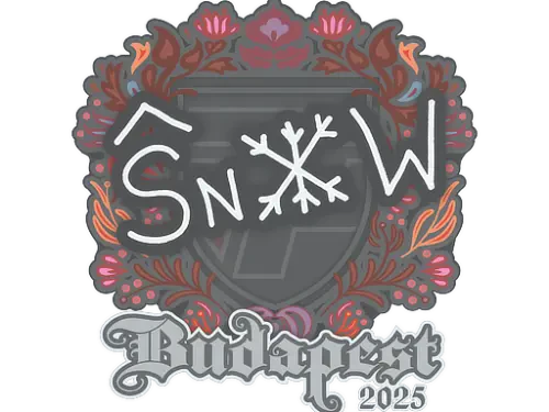 Sticker | snow | Budapest 2025