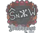 Sticker | snow | Budapest 2025