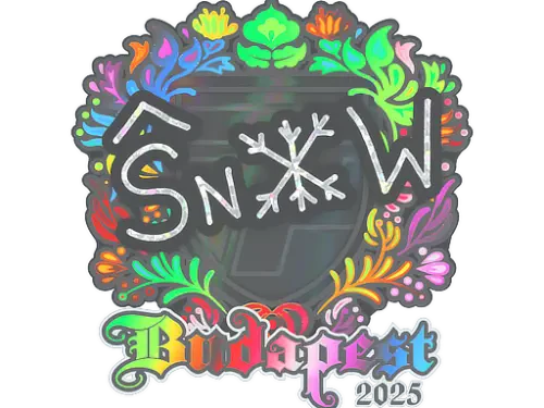 Sticker | snow (Holo) | Budapest 2025