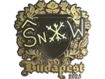 Sticker | snow (Gold) | Budapest 2025