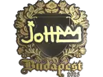 Sticker | jottAAA (Gold) | Budapest 2025