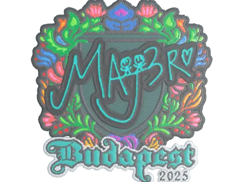 Sticker | MAJ3R (Embroidered) | Budapest 2025 Sticker | MAJ3R (Embroidered) | Budapest 2025