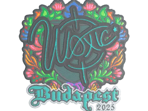 Sticker | woxic (Embroidered) | Budapest 2025 Sticker | woxic (Embroidered) | Budapest 2025