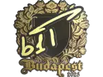 Sticker | b1t (Gold) | Budapest 2025