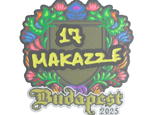 Sticker | makazze (Embroidered) | Budapest 2025 Sticker | makazze (Embroidered) | Budapest 2025