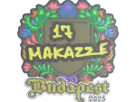 Sticker | makazze (Embroidered) | Budapest 2025