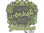 Sticker | w0nderful | Budapest 2025