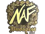 Sticker | NAF (Gold) | Budapest 2025