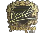 Sticker | NertZ (Gold) | Budapest 2025