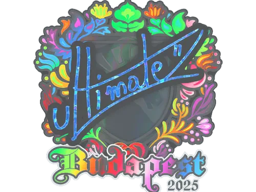 Sticker | ultimate (Holo) | Budapest 2025 Sticker | ultimate (Holo) | Budapest 2025