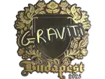 Sticker | Graviti (Gold) | Budapest 2025