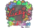 Sticker | Lucky (Holo) | Budapest 2025