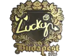 Sticker | Lucky (Gold) | Budapest 2025