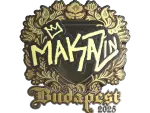 Sticker | Maka (Gold) | Budapest 2025
