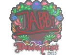 Sticker | jabbi (Embroidered) | Budapest 2025