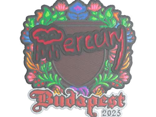 Sticker | Mercury (Embroidered) | Budapest 2025 Sticker | Mercury (Embroidered) | Budapest 2025