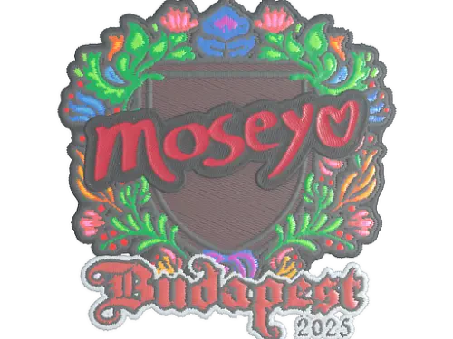 Sticker | Moseyuh (Embroidered) | Budapest 2025