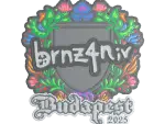 Sticker | brnz4n (Embroidered) | Budapest 2025