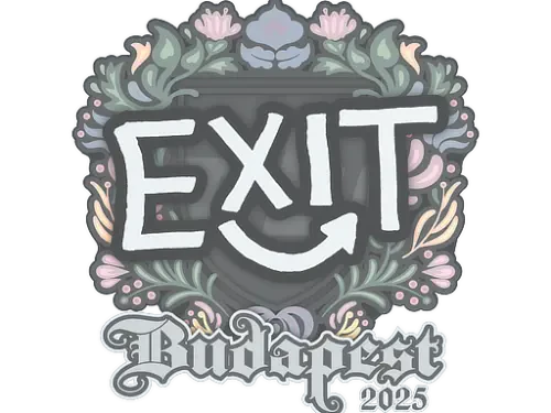 Sticker | exit | Budapest 2025 Sticker | exit | Budapest 2025