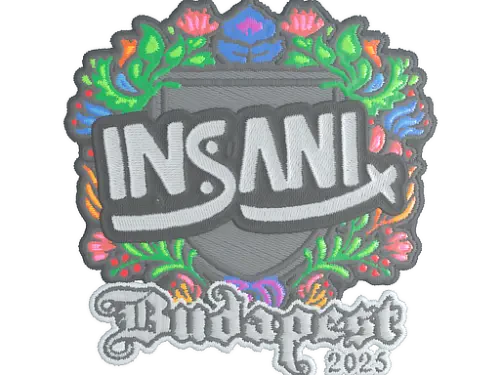Sticker | insani (Embroidered) | Budapest 2025 Sticker | insani (Embroidered) | Budapest 2025