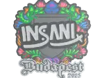 Sticker | insani (Embroidered) | Budapest 2025