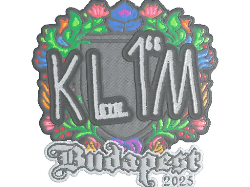 Sticker | kl1m (Embroidered) | Budapest 2025