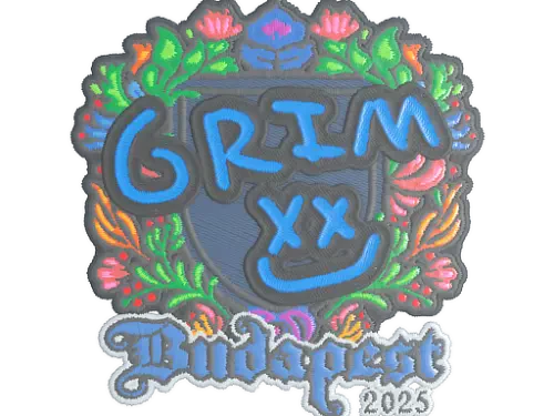 Sticker | Grim (Embroidered) | Budapest 2025 Sticker | Grim (Embroidered) | Budapest 2025