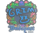 Sticker | Grim (Embroidered) | Budapest 2025