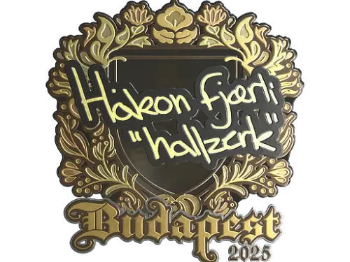 Sticker | hallzerk (Gold) | Budapest 2025 Sticker | hallzerk (Gold) | Budapest 2025