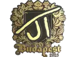 Sticker | JT (Gold) | Budapest 2025