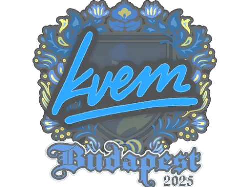 Sticker | Kvem | Budapest 2025 Sticker | Kvem | Budapest 2025