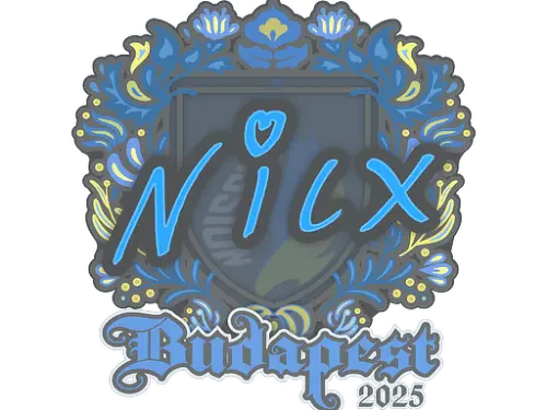 Sticker | nicx | Budapest 2025