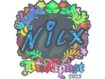 Sticker | nicx (Holo) | Budapest 2025