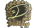 Sticker | dumau (Gold) | Budapest 2025